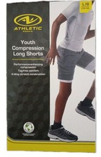 Athletic Works Youth Compression Long Shorts L/G 10-12