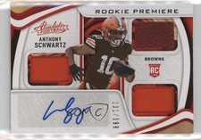 2021 Absolute Rookie Premiere Materials Autos 231/399 Anthony Schwartz Auto 11nq
