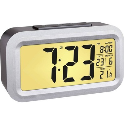 TFA Dostmann 60.2553.01 Funk Wecker Schwarz, Silber Alarmzeiten 1