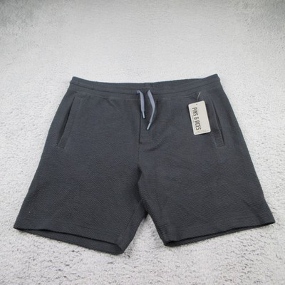 Pins & Aces Player Preferred Waffle Knit Shorts Men's 38 Obsidian Stretch NWT