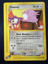 Pokémon TCG Chansey Expedition Base Set, Card 72/165 LP #1 Free Shipping A on eBay