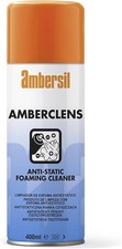 Image of 2 x Ambersil Amberclens Anti Static Foaming Cleaner 400ml Aerosol 31592