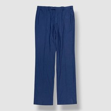 Calvin Klein Men's Blue X-Slim Performance Jerome Dress Pants Size 36W-34L