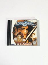 Sega Dreamcast Soul Calibur ( 1999) With Manual Missing Rear Art