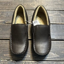 Children  s Place Boys Dark Brown Slip On Loafers Dress Shoes Size 1