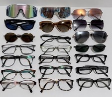 Lot Of 21 Sunglasses And Eyeglasses Brand Names Scrap Lot