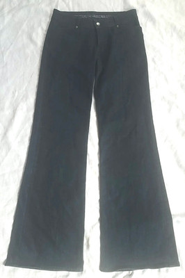 FIDELITY CRYSINTH TAILORED WIDE LEG Dojo stretchy blue rinse jeans Tag Sz  28x34
