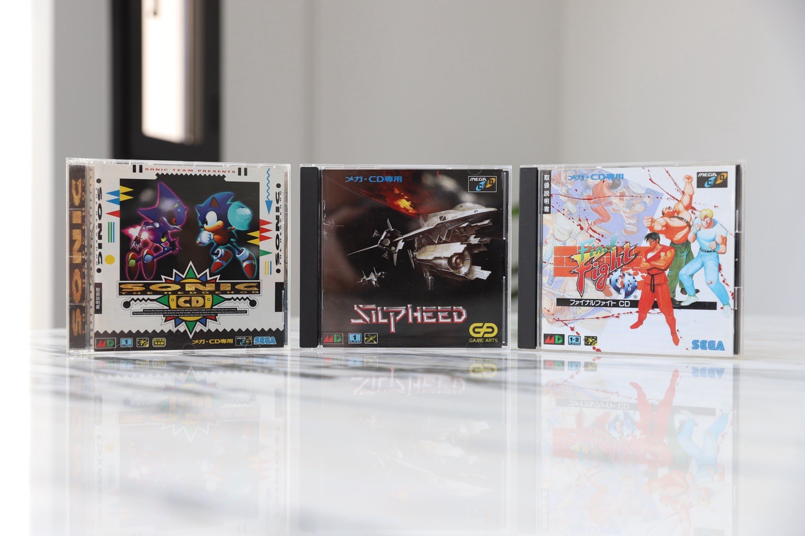 Final Fight - Silpheed - Sonic CD SEGA Mega CD Jap