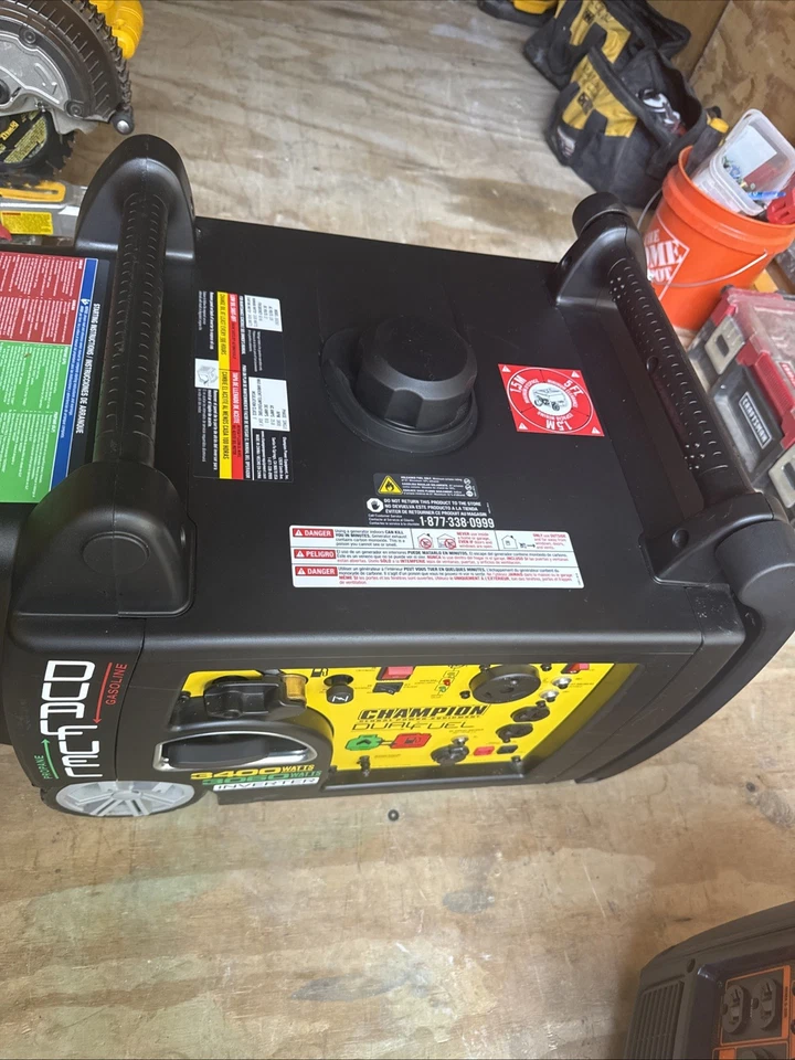 Generador de combustible Champion 3400w Duel Foto 2 de 2