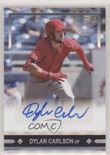 2020 Leaf Ultimate Draft Silver Spectrum /15 Dylan Carlson #GLR-DC1 Auto o7m