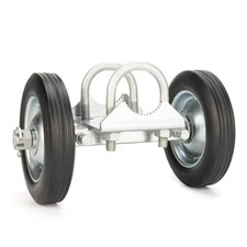 6in Rolling Gate Wheel Carrier for Chain Link Fence, Heavy Duty Gate Helper W...