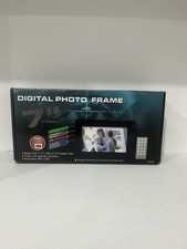 Cibox 7” Digital Photo Frame Used But With Box and All Parts & Accessories