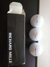 Richard Mille Golf Balls 3 ball Sleeve Titleist Pro V1 - Brand New In Box