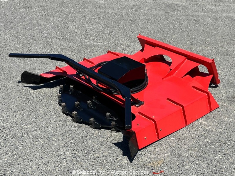 GIYI 56" Disc Mulcher Hydraulic Skid Steer Attachment bidadoo -New