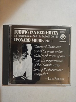 Beethoven: 33 Variations On A waltz By Diabelli, Op. 120 - Leonard Shure (CD)