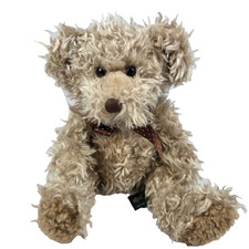 Russ Berrie Official Radcliffe Brown Teddy Bear Bow Tie Plush Stuffed Toy 8" Sit