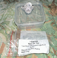 Bomb Party Size 6 Rhodium Plated Lab-Created ...
