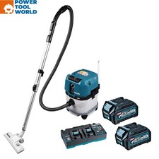 Makita VC003GLD22 40v Max XGT Brushless Wet & Dry L-Class Dust Extractor Inc ...