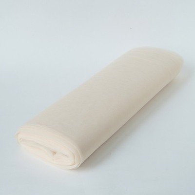Ivory TULLE NET FABRIC 108'' wide x 50 yards Bolt Crafts Sewing Put-up Wedding