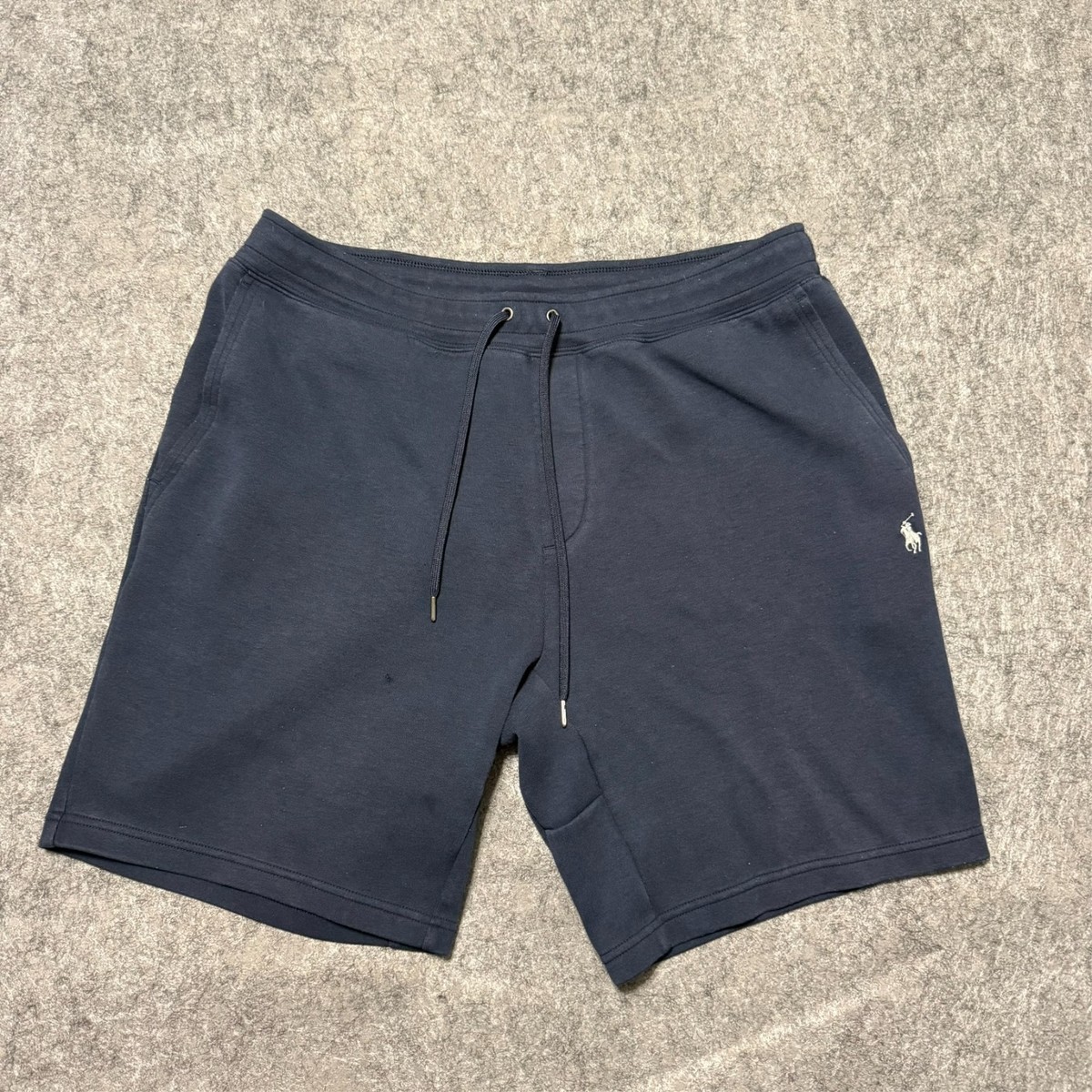 Polo Ralph Lauren Mens 9-Inch Double-Knit Shorts Size XL Blue