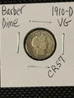 1910-D Barber Dime  VG
