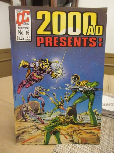 2000 AD PRESENTS: No. 16 Comic Book---September 1987 (Quality Comics)