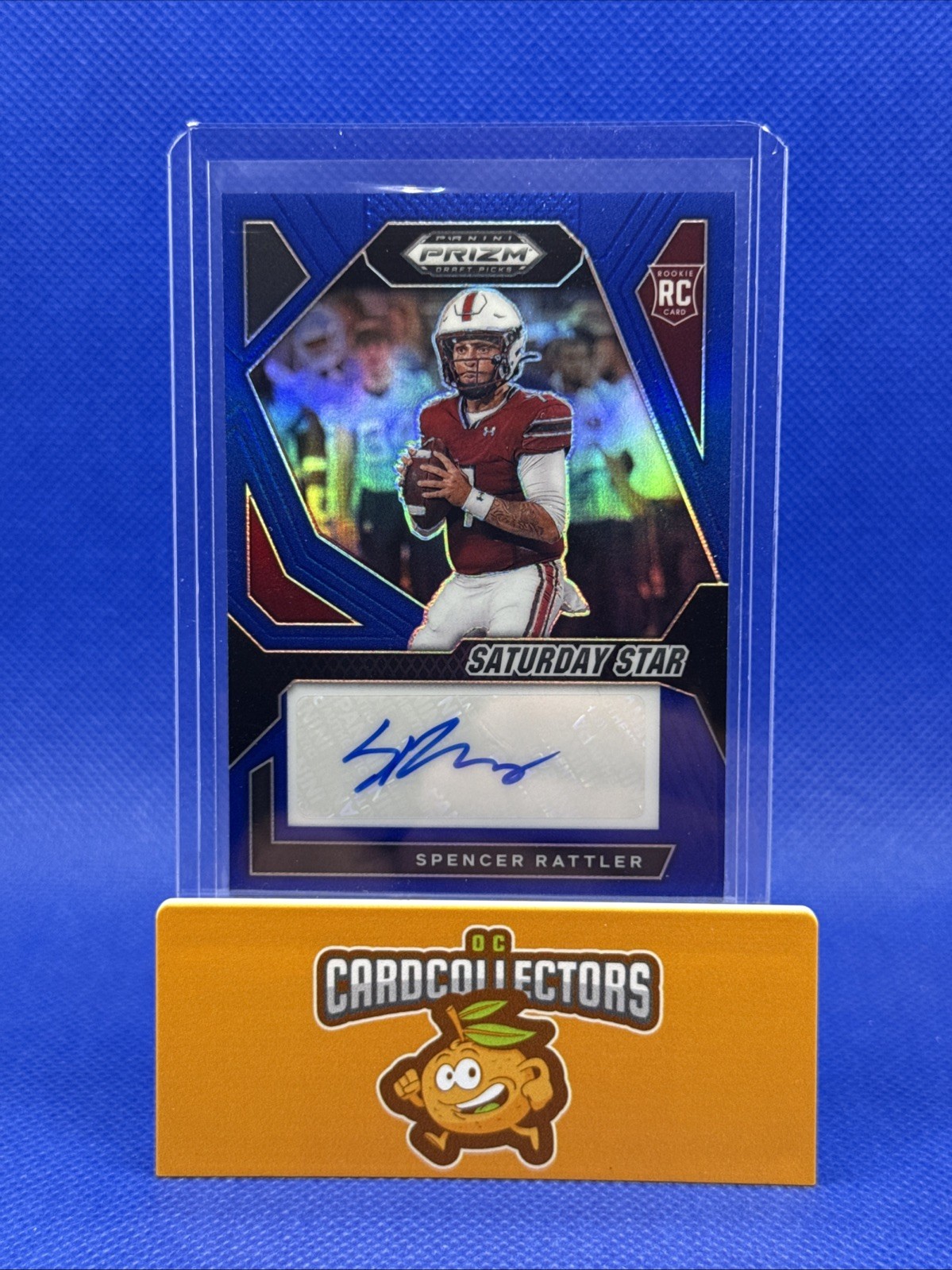 Spencer Rattler Panini Prizm Draft Picks Saturday Star Signatures #SSSSRR Base