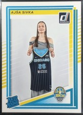2025 Panini Donruss WNBA Ajsa Sivka Rated Rookie #93 RC