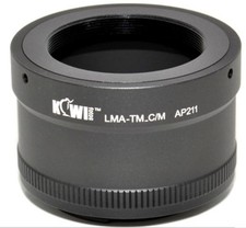 T Mount T-Mount Metal Adapter Ring For Canon EOS M Digital Camera 500m 650-1300