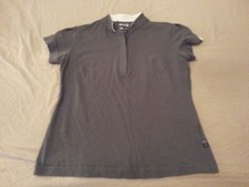 Womens adidas Shirt M Medium Gray Grey Athletic Gym Workout