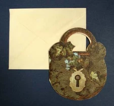 Cary / A KEY To NATURE'S LOCK Die-Cut Children's Poem