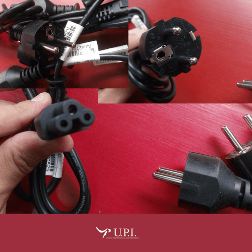 Lote de 10 CABLES DE ALIMENTACIÓN TRÉBOL A SCHUKO (EUROPEO) - Imagen 1 de 7