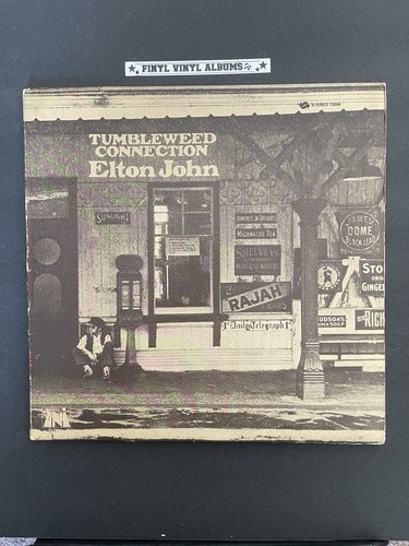 ELTON JOHN-TUMBLEWEED CONNECTION-1970 VINYL LP-GATEFOLD w/BOOKLET-SEE VIDEO DEMO