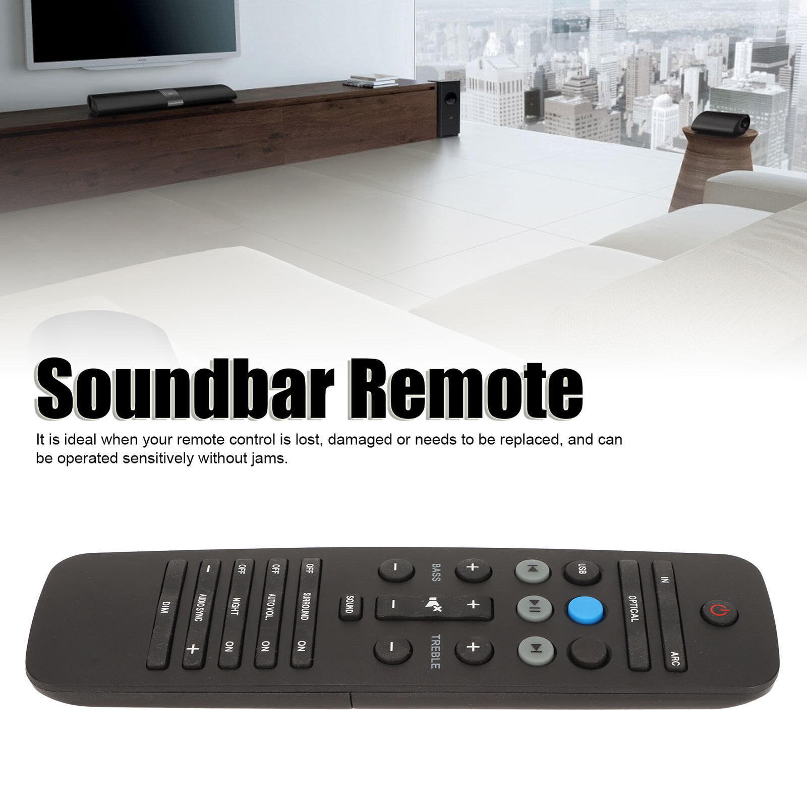 Fidelio Soundbar Replacement Remote Control for Speaker-image