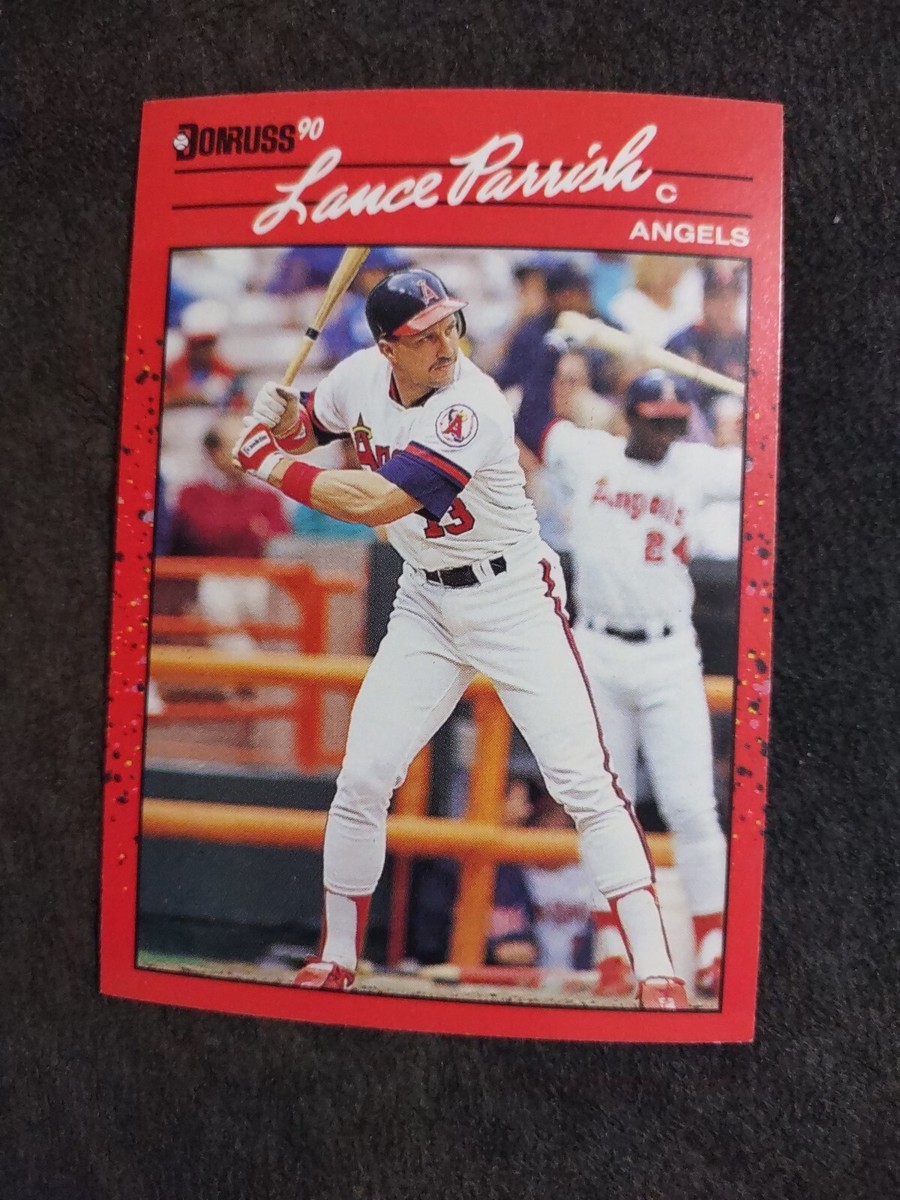 1990 Donruss 213 Lance Parrish California Angels Baseball Card | eBay
