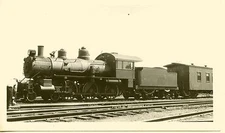 R262 RP 1932/50s DTI RR DETROIT TOLEDO IRONTON RAILROAD ENGINE #84  ECORSE MI