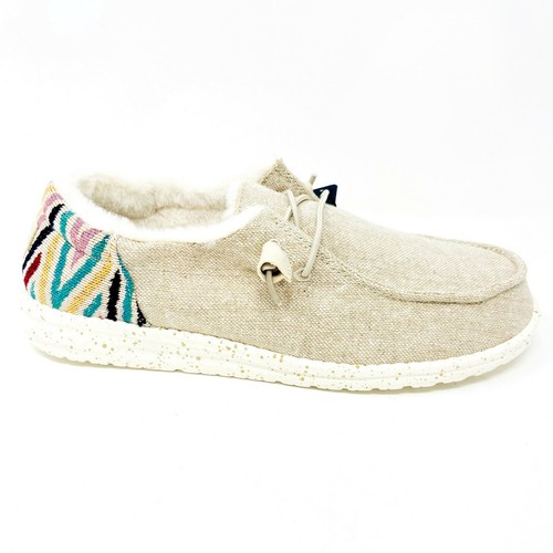 Hey Dude Womens Wendy Funk Wool Beige 