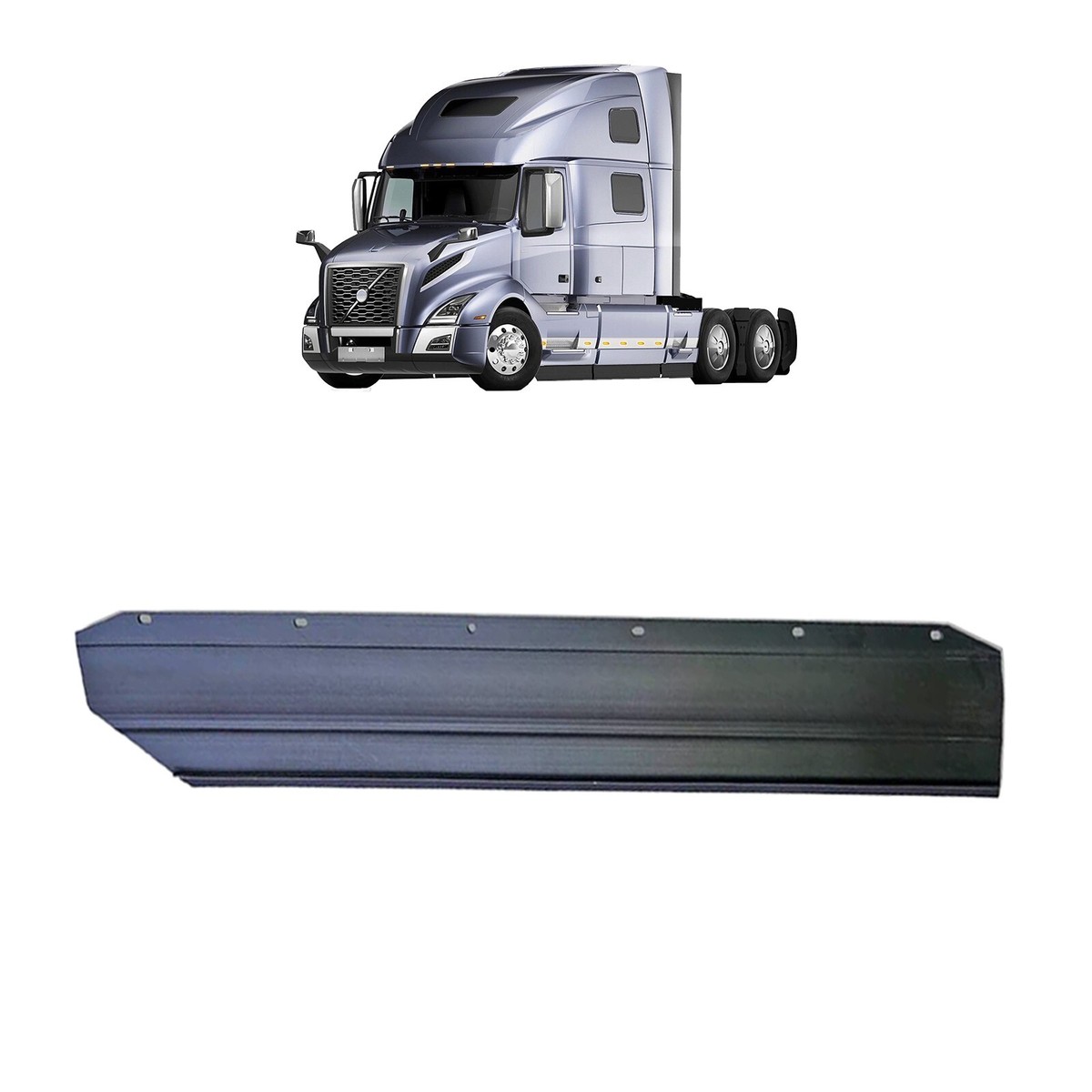 Front Step Fairing Panel Extension for Volvo VNL 2018-2023 Driver