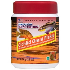 Ocean Nutrition Fish Food Flakes - Cichlid Fish Food, High Protein Fish Flakes,