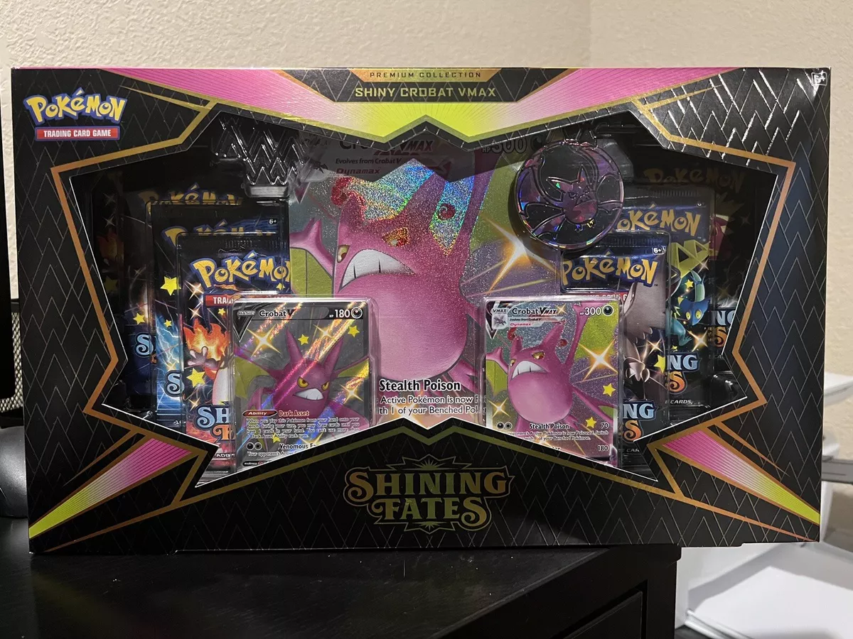 Pokemon TCG: Shining Fates Premium Collection SHINY CROBAT VMAX