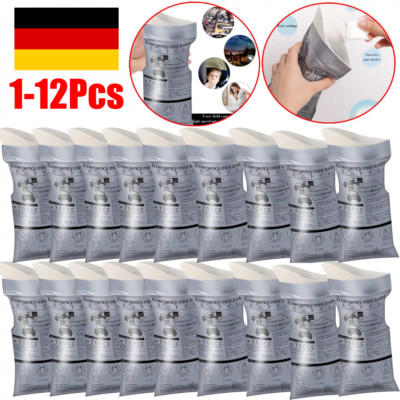1-12Stk 700cc Einweg Urinal Wee Pisse Urinbeutel Camping Reisen Notfall - DE