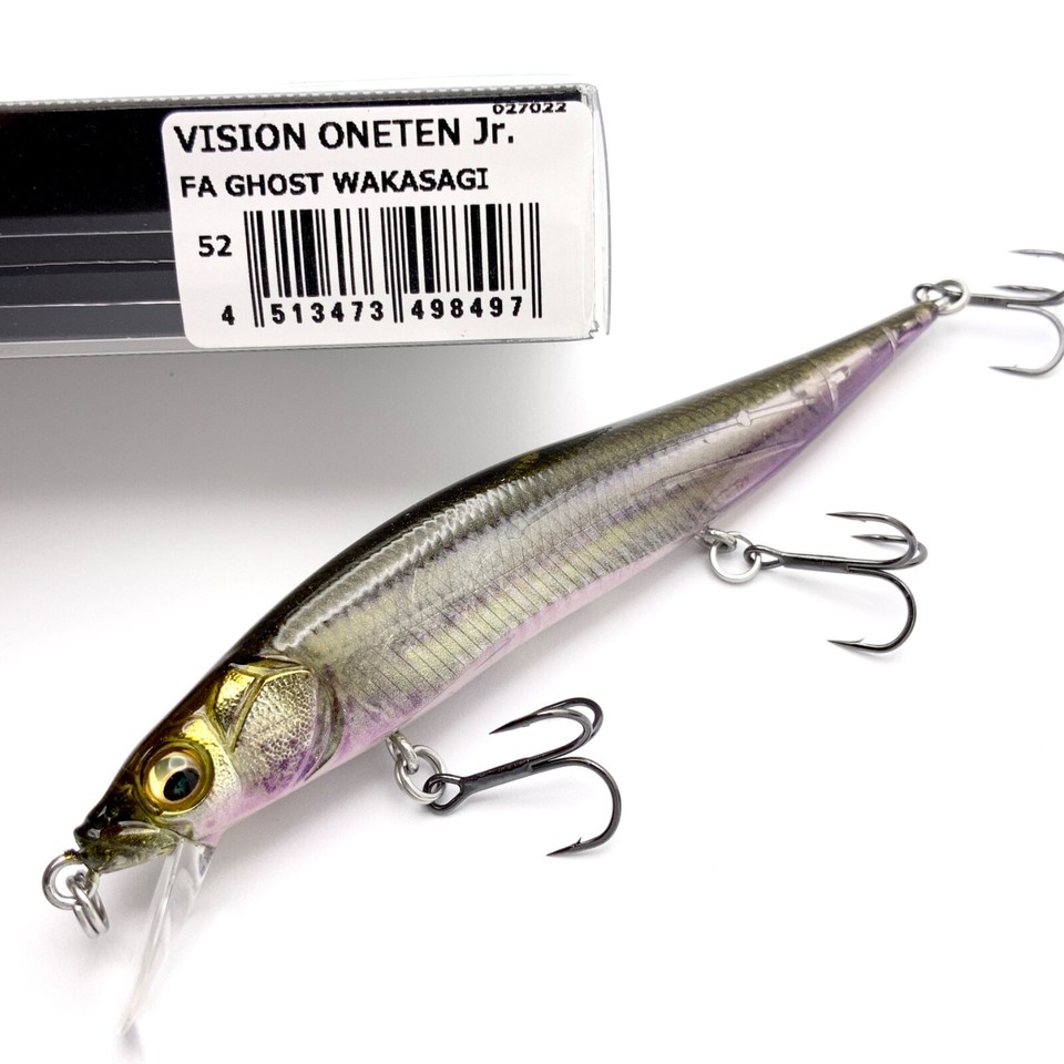 Leurre Megabass VISION ONETEN 110 FA Ghost Kawamutsu - Flotteur Lent - Pour Bar Et Pêche En Eau Douce