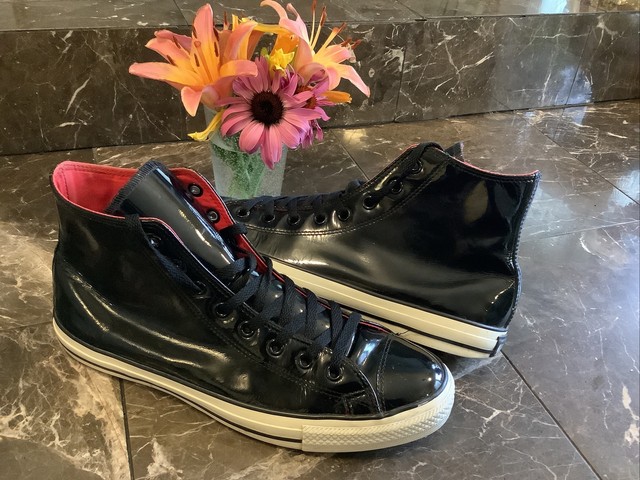 black patent converse