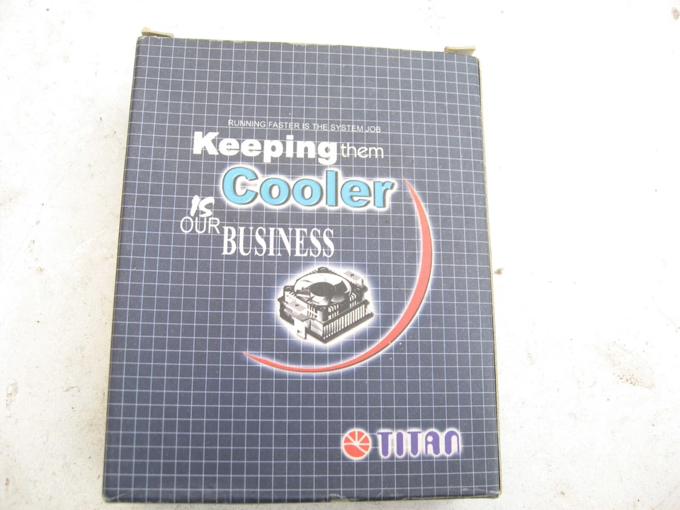 UNUSED BOXED 8CM TITAN TFD-8025M12S CASEFAN FAN . PERHAPS 20 YEARS OLD. - Image 2 of 2