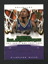 2002-03 Fleer Net Burners Basketball Card #1 Ray Allen – Milwaukee Bucks  A2020