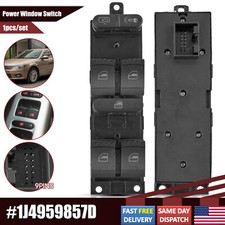 Power Master Window Control Switch Driver Side For Vw Golf Jetta Mk4 Passat B5