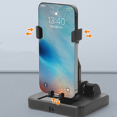 Desk Mute Automatic Swing Shaker Mobile Phone Stand Holder Automatic Swing Shake