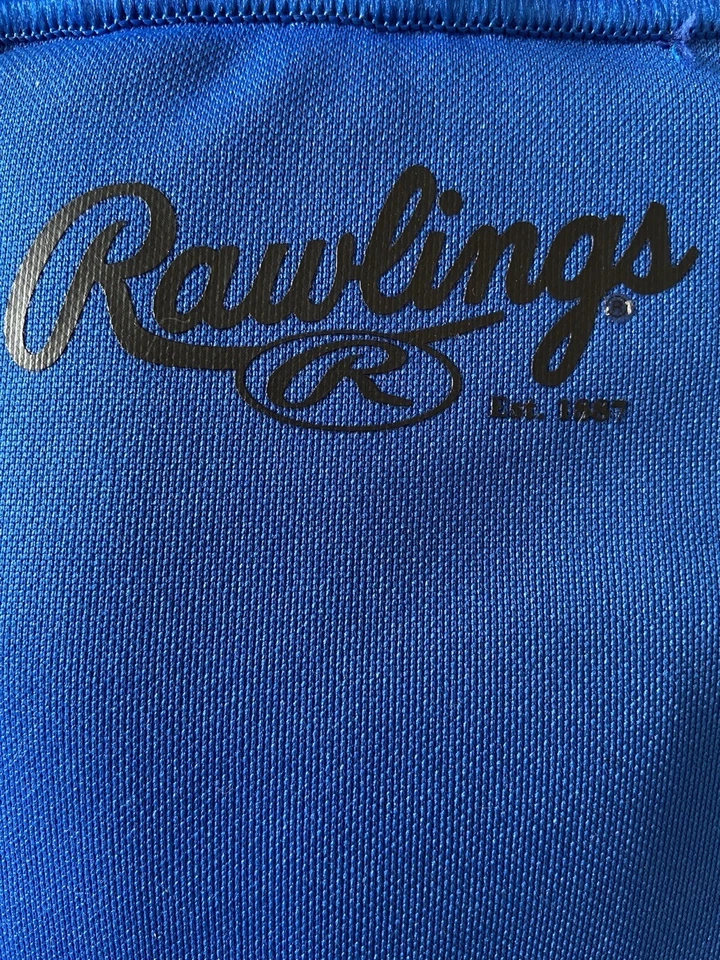 Rodilleras Academy Rawlings talla juvenil pequeñas azul real Foto 3 de 4