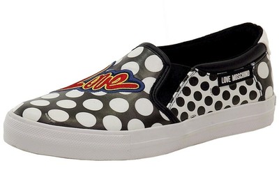 moschino slip on shoes