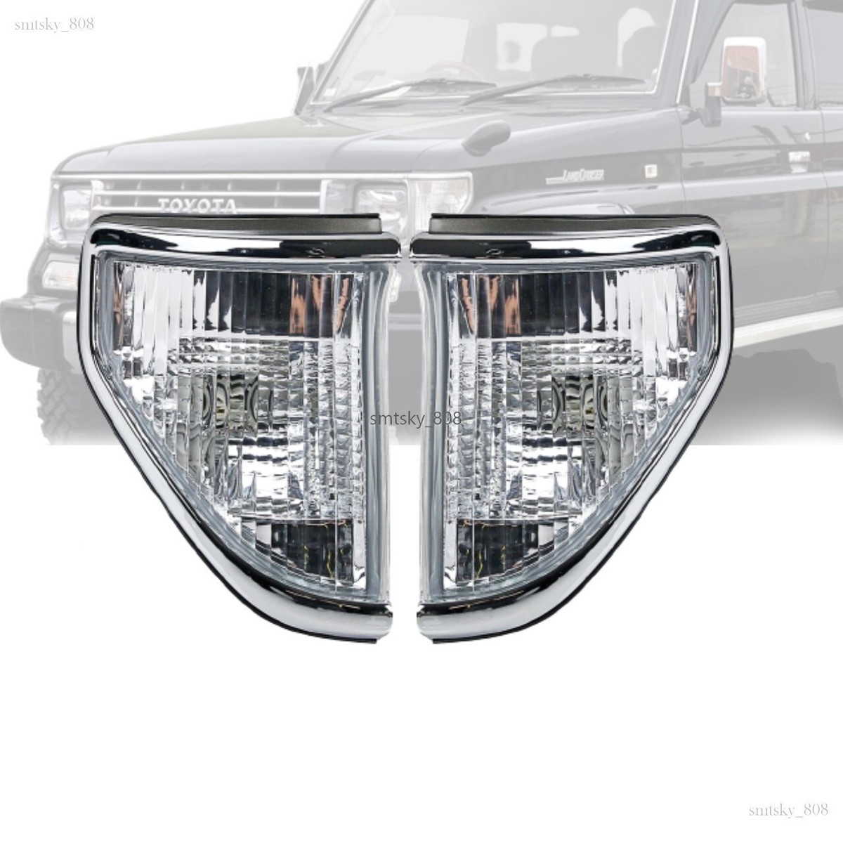 Corner Light Lamp New Pair For Toyota Land Cruiser LC2 LJ78 LJ79